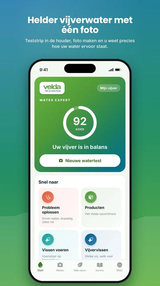 Velda Water Expert: helder vijverwater met één foto