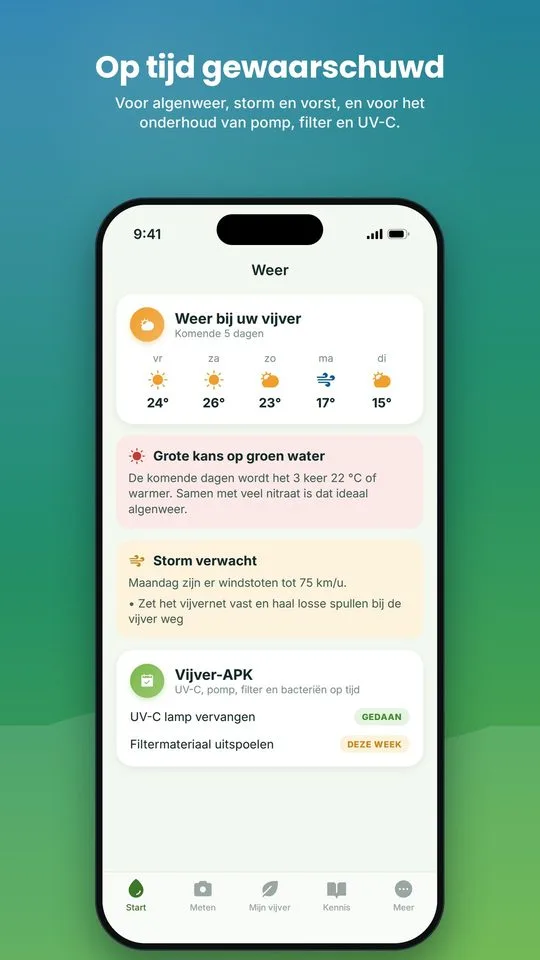 Op tijd gewaarschuwd